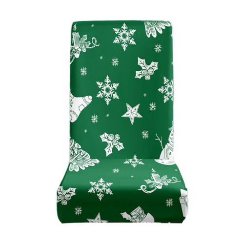 Christmas Dining Chair Cover Stretch Polyester 55x45cm 1