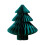 Green Honeycomb Paper Christmas Tree Table Decoration 2