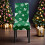 Christmas Dining Chair Cover Stretch Polyester 55x45cm 4