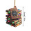 Bokmalsjulprydnad2D platt bokhylledesign 2