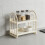 2-Tier Desktop Storage Rack – Minimalist Hollow Shelf 5