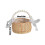 Small Wicker Flower Girl Basket with Handle 3