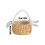 Small Wicker Flower Girl Basket with Handle 4