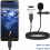 USB C Lapel Mic for Computers with Noise Cancelling Technology,Lavalier Microphone for Streaming Interviews Online Video 2