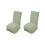 Strickstuhlbezug-Set, dicker Jacquard-Flanell, 2er-Pack 2