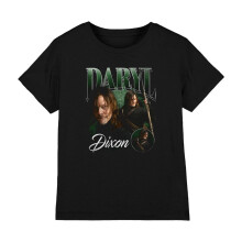 (3-4 Years, Black) The Walking Dead Childrens/Kids Daryl Dixon Homage T-Shirt