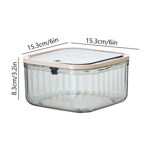 Mini-Mülleimer mit Deckel, Tisch-Mülleimer oder Stiftehalter/Kosmetikbecher für Büro, Küche, Bad, Arbeitsplatte 2