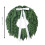 Evergreen Cedar Wreath 18 in with White Bow 3
