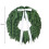 Evergreen Cedar Wreath 18 in with White Bow 4