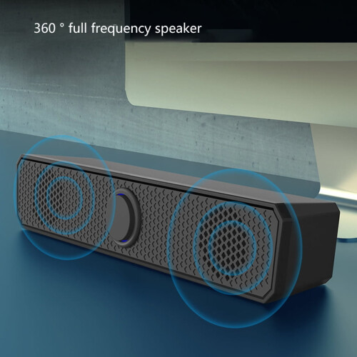 YIEMEEN USB Powered Computer Speaker for Computer Desktop Laptops PC 2