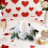 Coroa de velas com rosas de seda para decoração de festas de casamento. 4