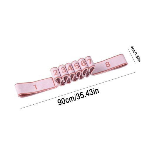Yoga Resistance Bands 8-Segment Adjustable Portable 2
