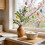 Artificial Floral Easter Egg Branches with Leaves 6