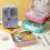 Faltbare Silikon-Lunchbox, 1200 ml, Grün 4