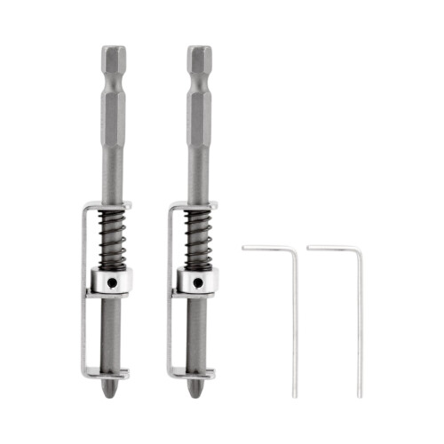 Magnetic Positioning Screwdriver Bit Set with LED Flashlight for Precision Drilling and Fastening 1