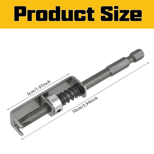 Magnetic Positioning Screwdriver Bit Set with LED Flashlight for Precision Drilling and Fastening 2