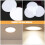 Dyfuzor LED biały plastikowy 6 szt. 3