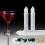 Lot de 20 bougies coniques LED avec télécommande, clips et ventouses 2