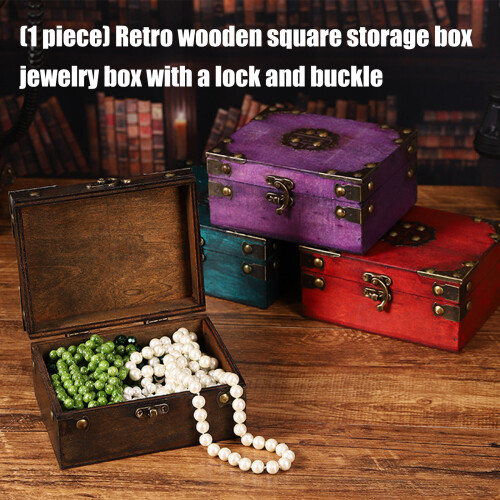 Wood Storage Case For Secure Jewelry-emerald Password lock 2