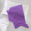 Plush Flannel Blanket Purple 19.7x27.6 Inch 6