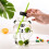 User Friendly Bear Shape Glass Cup With Straw Leak Proof- 2 3 5