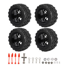 Anvelope RC la scară 1/10, roți hexagonale cu spumă de înaltă calitate pentru Traxxas Slash, încorporând o construcție super durabilă și un