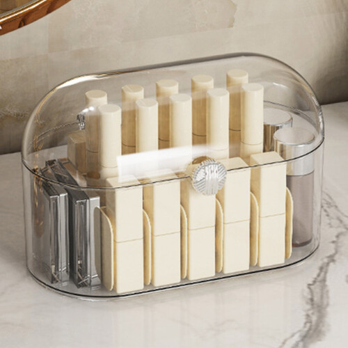 Make-up Organizer mit transparentem Deckel