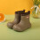 Βρεφικές Αδιάβροχες Μπότες για Κορίτσια, Ελαφριά Μποτάκια με Μαλακή Σόλα και 2