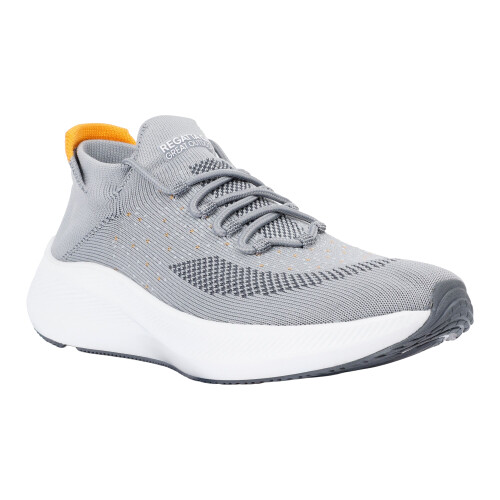 Regatta (7 UK, Storm Grey/Orange) Regatta Mens Orton Trainers