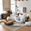 Set de perne decorative din bumbac, pătrate, 45x45 cm 6