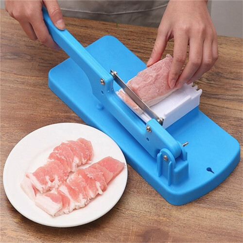 Multi Functional Desktop Slicer for Manual Meat Fat Beef Roll Cutting Machine Fruit Vegetable Simple Slicer 2