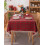 Red and Green Plaid Polyester Tablecloth 2