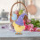 Peluche di pollo pasquale viola, 1 pezzo 4