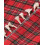 Red and Green Plaid Polyester Tablecloth 4