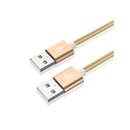 Cavo USB 2.0 per ricarica e dati, maschio-maschio, 480 Mbps 2