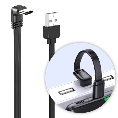 Καλώδιο γρήγορης φόρτισης USB-C σε USB-C 65W 90 μοιρών 1