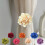 Embrasses de rideaux à fleurs artificielles (4 pièces) 4