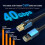 Καλώδιο Ethernet CAT8200MHz10Gbps για βίντεο και αρχεία 7