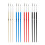 30Pcs Fine Tip Painting Brushes Set Plastic Shaft Nylon-2 30 2