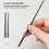 30Pcs Fine Tip Painting Brushes Set Plastic Shaft Nylon-2 30 6