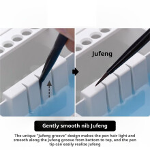 2 In1 Dual-Compartment Brush Cleaning Pot with Absorbent Pad for DIY Modeling Brushes
