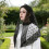 Triangular White Lace Veil Head Cover for Wedding Themes-Black 5
