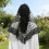 Triangular White Lace Veil Head Cover for Wedding Themes-Black 7
