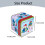 Christmas square candy storage box with lid, 1 piece 3
