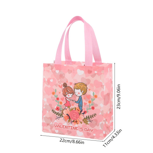 Sac cadeau réutilisable pour la Saint-Valentin avec poignée 2