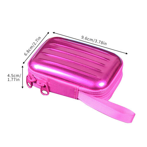 Brushed Tinplate Storage Box – Compact, Hard Shell, 1 Pack 1