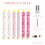 6PCS Elegant Printed Electronic Candle Timer Controlled-bow tie 6