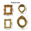 8pcs Customizable Baroquely Picture Frame Figurine for-plating 4