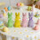 Easter Rabbit Ornament Flocked Bunny with Bow Tie 1pc 7