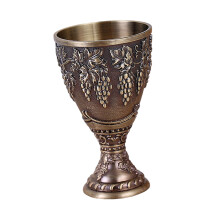 Classical Alloy Stemwares Cup With Smooth Finishes-bronze 1